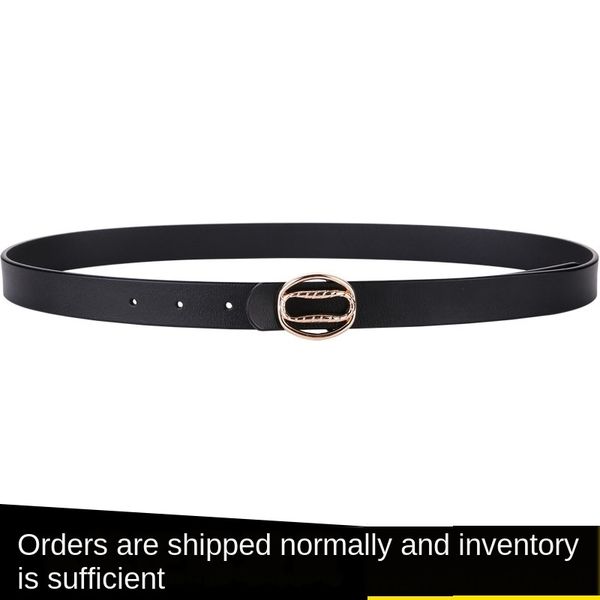 women's leather leather pants pants belt all-match decorative cowhide belt smooth buckle women, Black;brown
women's leather leather pants pants belt all-match decorative cowhide belt smooth buckle women, Black;brown
