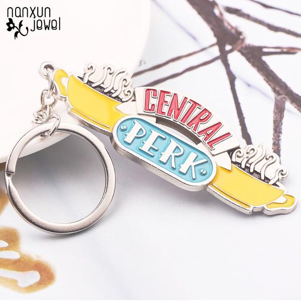 tv series friends keychain central perk coffee time metal pendant key chain car keyring christmas gifts for friends keys holder, Silver
tv series friends keychain central perk coffee time metal pendant key chain car keyring christmas gifts for friends keys holder, Silver