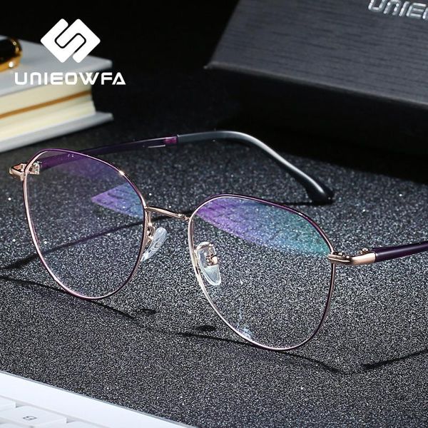 unieowfa retro round clear optical glasses frame women myopia prescription eyewear frame purple alloy korean spectacles frames, Black
unieowfa retro round clear optical glasses frame women myopia prescription eyewear frame purple alloy korean spectacles frames, Black