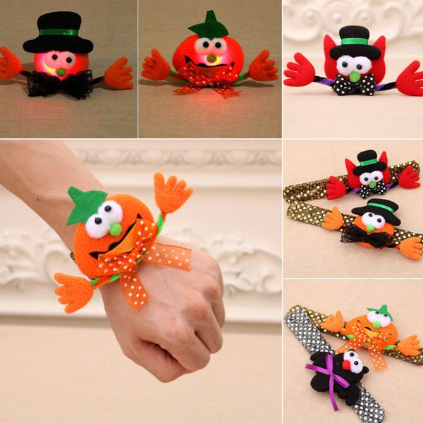 halloween party decorated toy pumpkin bat ghost click ring of children's glitter hand rings with lights halloween bracelet t2i5308
halloween party decorated toy pumpkin bat ghost click ring of children's glitter hand rings with lights halloween bracelet t2i5308