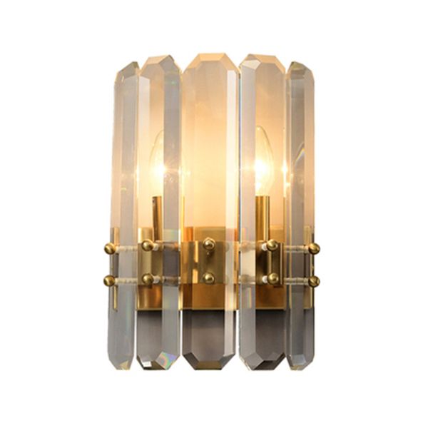 

luxury crystal wall lights gold wall lamp led bulbs light fixtures for bedroom living room indoor lighting lustre ac 110v 220v