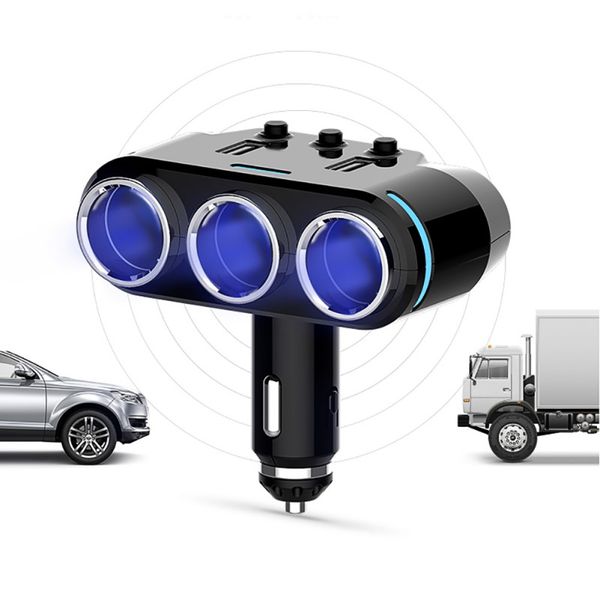 12v-24v car cigarette lighter socket splitter plug led usb charger adapter 3.1a 100w detection for phone mp3 dvr accessories new
12v-24v car cigarette lighter socket splitter plug led usb charger adapter 3.1a 100w detection for phone mp3 dvr accessories new