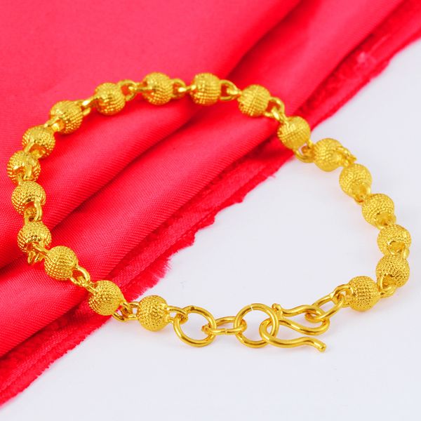 korean-style european-style gold plated 24-color vietnam placer gold-to-scrub room beads beads bracelet, Black
korean-style european-style gold plated 24-color vietnam placer gold-to-scrub room beads beads bracelet, Black