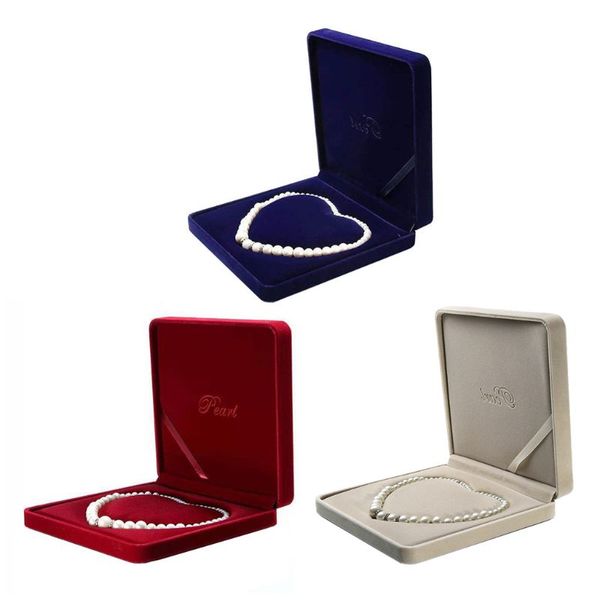 jewelry velvet box necklace gift display case wedding jewelry storage holder, Pink;blue
jewelry velvet box necklace gift display case wedding jewelry storage holder, Pink;blue