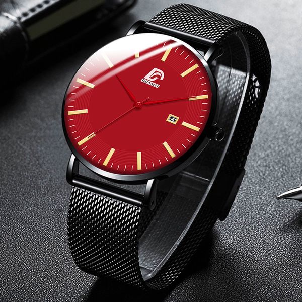 reloj hombre 2020 luxury mens fashion business minimalist watches ultra thin stainless steel mesh belt analog quartz watch, Slivery;brown
reloj hombre 2020 luxury mens fashion business minimalist watches ultra thin stainless steel mesh belt analog quartz watch, Slivery;brown