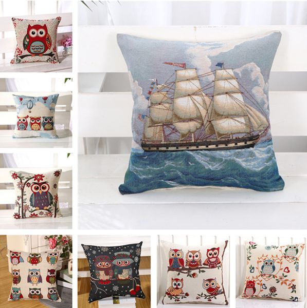 the cute owl pillow case cover home textiles decoration sofa car cushion decorative cover cotton 45cm 24styles 100pcs t1i1123
the cute owl pillow case cover home textiles decoration sofa car cushion decorative cover cotton 45cm 24styles 100pcs t1i1123