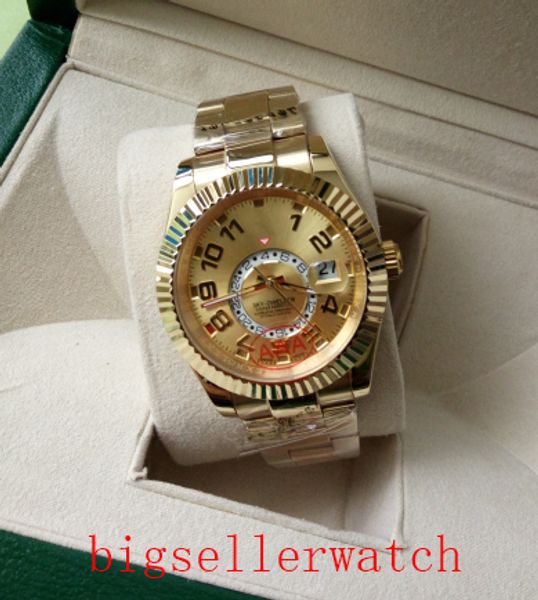 luxury wristwatch original box romen arabic dial sapphire 42mm 18k yellow gold date 326938 automatic mens men's watch, Slivery;brown
luxury wristwatch original box romen arabic dial sapphire 42mm 18k yellow gold date 326938 automatic mens men's watch, Slivery;brown