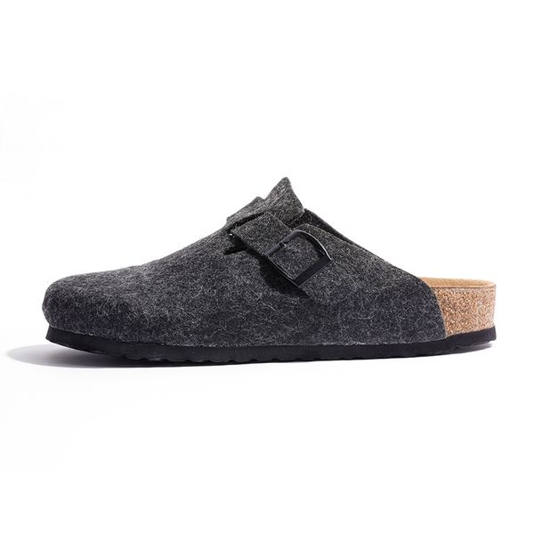 wholesale 2020 new designs custom wrap head cork sandal, Black