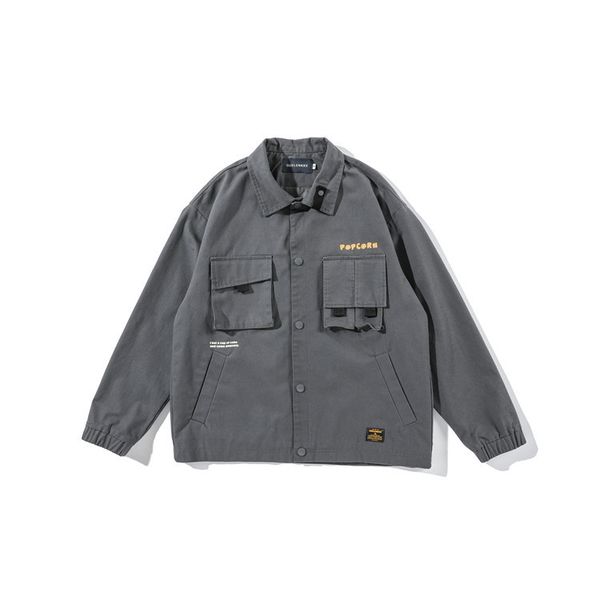 city where the product 2019 autumn new style men multi-pockets japanese-style popular brand men's wear tooling jacket outdoor, Black;brown
city where the product 2019 autumn new style men multi-pockets japanese-style popular brand men's wear tooling jacket outdoor, Black;brown