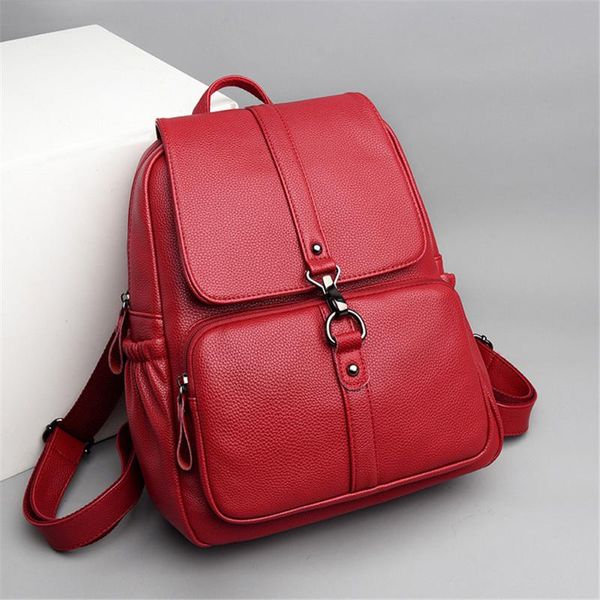 vintage backpack women leather backpack large capacity school bags for teenage girls travel mochila mujer
vintage backpack women leather backpack large capacity school bags for teenage girls travel mochila mujer