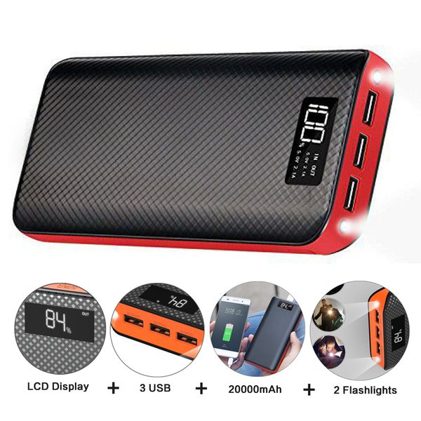 power bank 20000mah powerbank 3 usb external battery pack for iphone 6 6s 7 8 ipad samsung xioami huawei sony lg htc nokia
power bank 20000mah powerbank 3 usb external battery pack for iphone 6 6s 7 8 ipad samsung xioami huawei sony lg htc nokia