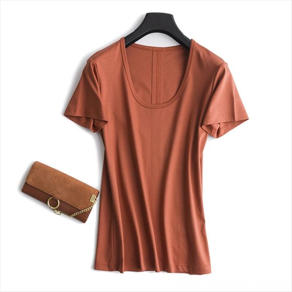 crazy slim self-retention recommended jin kou 60 pieces of secret lu cotton u-shaped collar short-sleeved solid color t-shirt in the, White
crazy slim self-retention recommended jin kou 60 pieces of secret lu cotton u-shaped collar short-sleeved solid color t-shirt in the, White