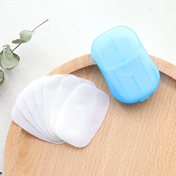 20 pcs/set disposable soap paper clean scented slice foaming box mini paper soap for outdoor disinfecting travel use
20 pcs/set disposable soap paper clean scented slice foaming box mini paper soap for outdoor disinfecting travel use