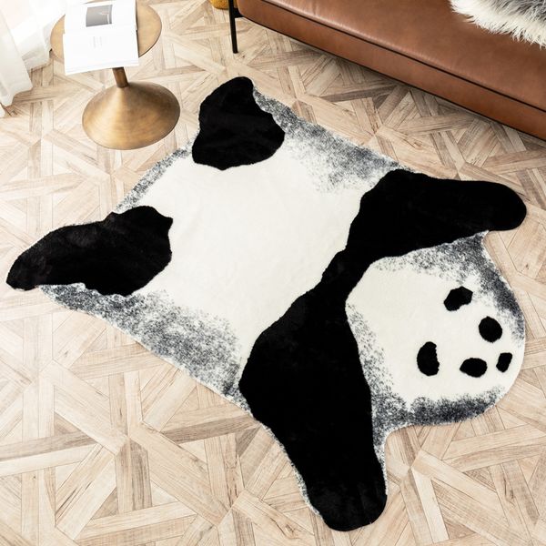 large size 150x170cm panda animal printed cowhide faux skin leather nonslip antiskid mat animal print carpet for home
large size 150x170cm panda animal printed cowhide faux skin leather nonslip antiskid mat animal print carpet for home