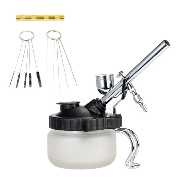 kkmoon airbrush cleaning pot glass air brush holder clean paint jar bottle spray gun wash clean tools needle nozzle brush set
kkmoon airbrush cleaning pot glass air brush holder clean paint jar bottle spray gun wash clean tools needle nozzle brush set