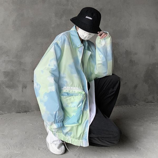 autumn camo jacket men's fashion tie dye print casual big pocket hip hop jackets men streetwear wild loose bomber jacket mens, Black;brown
autumn camo jacket men's fashion tie dye print casual big pocket hip hop jackets men streetwear wild loose bomber jacket mens, Black;brown