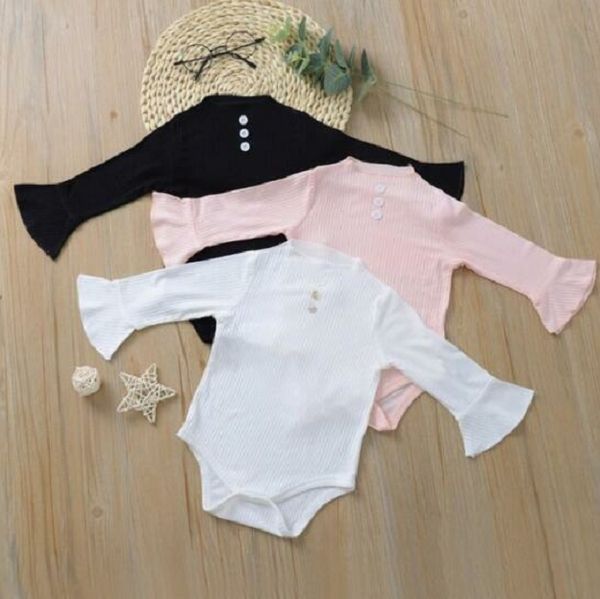 baby girls rompers toddler horn sleeve jumpsuits newborn triangle onesies infant solid bodysuits kids ins ruffle blouse ayp240, Blue
baby girls rompers toddler horn sleeve jumpsuits newborn triangle onesies infant solid bodysuits kids ins ruffle blouse ayp240, Blue