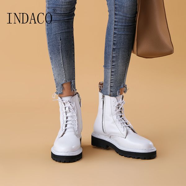 boots white boots 4cm platform ladies, Black