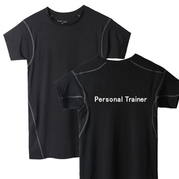 men women gym personal trainer customization training suits men tight bodybuilding quick dry short-sleeved t-shirt, Black;blue
men women gym personal trainer customization training suits men tight bodybuilding quick dry short-sleeved t-shirt, Black;blue