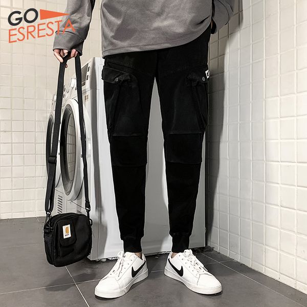 men's pants 2021 summer casual men sweatpants loose clothing cotton haremjoggers streetwear tactical big pockets cargo, Black
men's pants 2021 summer casual men sweatpants loose clothing cotton haremjoggers streetwear tactical big pockets cargo, Black