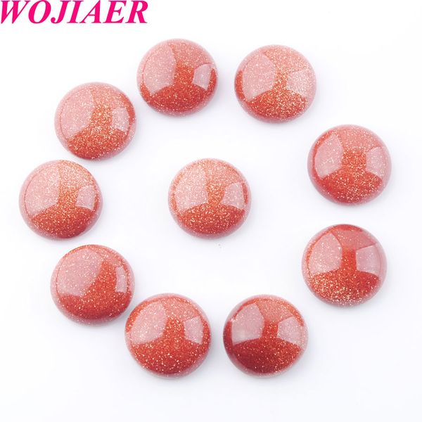 wojiaer natural golden sand beads gem stones round 14x5mm cabochon cab no drill hole jewelry making du8217, Black
wojiaer natural golden sand beads gem stones round 14x5mm cabochon cab no drill hole jewelry making du8217, Black