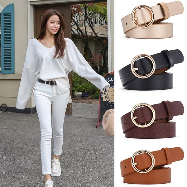 women's round buckle needle buckle pu women's and pants and jeans thin jeans trousers belt student fashion personalized belt, Black;brown
women's round buckle needle buckle pu women's and pants and jeans thin jeans trousers belt student fashion personalized belt, Black;brown