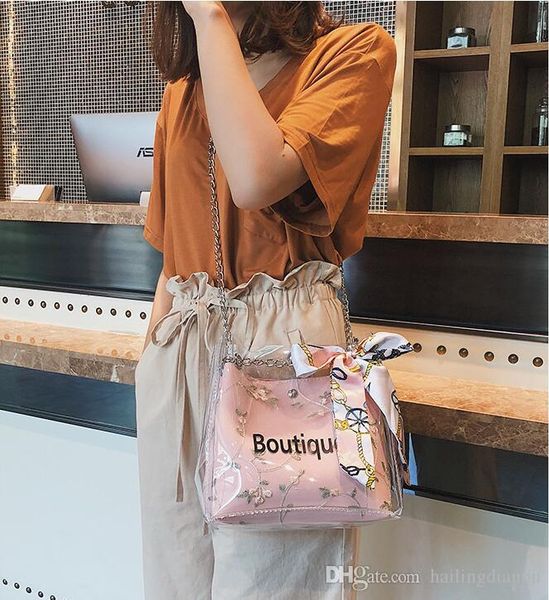 fairy bags in the summer of 2018 the new small pure and fresh and lace jelly bag joker scarves bucket bag beach bag
fairy bags in the summer of 2018 the new small pure and fresh and lace jelly bag joker scarves bucket bag beach bag