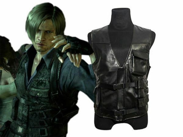 resident evil 6 leon kennedy vest jacket cosplay costume, Black;red
resident evil 6 leon kennedy vest jacket cosplay costume, Black;red