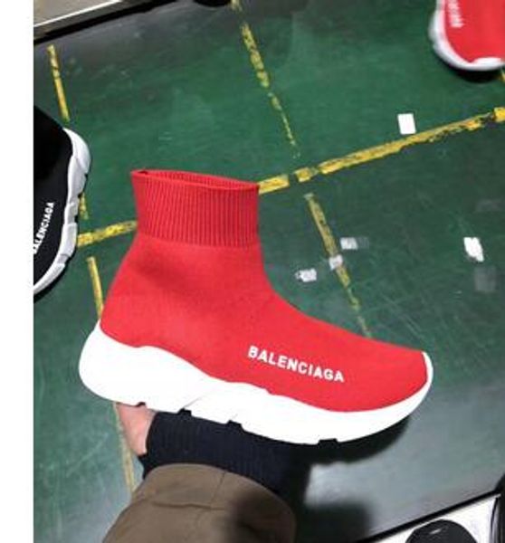 Good Red black Speed Trainer Casual Shoe Man Woman Sock Boots With Box Stretch-Knit Casual Boots Race Runner Cheap Sneaker High B1
Good Red black Speed Trainer Casual Shoe Man Woman Sock Boots With Box Stretch-Knit Casual Boots Race Runner Cheap Sneaker High B1
