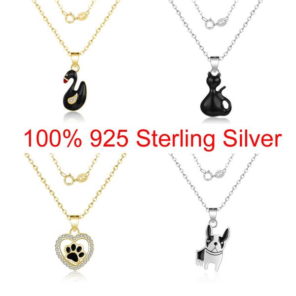 100% 925 sterling silver vnistar charm necklaces gifts cat dog pendant necklaces little bird charm for women
100% 925 sterling silver vnistar charm necklaces gifts cat dog pendant necklaces little bird charm for women
