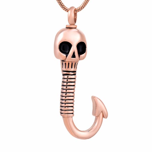 ijd9769 stainless steel skeleton fish hook men cool cremation for ashes pendant cremaion urn pendant keepsake jewelry, Silver
ijd9769 stainless steel skeleton fish hook men cool cremation for ashes pendant cremaion urn pendant keepsake jewelry, Silver
