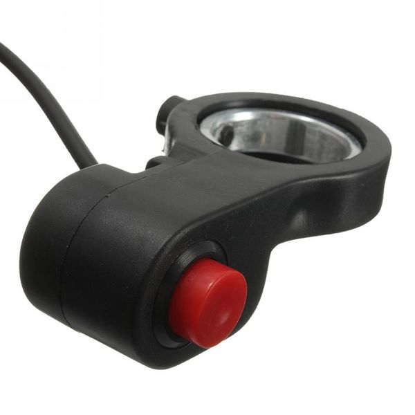 7/8" universal motorcycle bike handlebar grip horn switch control red button 
7/8" universal motorcycle bike handlebar grip horn switch control red button