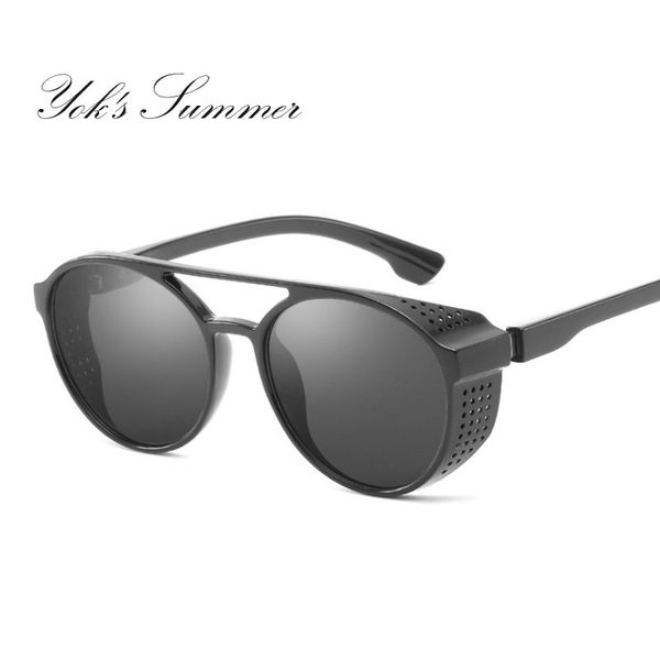 vintage round gothic steampunk sunglasses women trend brand mirrored glasses personality plastic frame decoration oculos un1153, White;black
vintage round gothic steampunk sunglasses women trend brand mirrored glasses personality plastic frame decoration oculos un1153, White;black