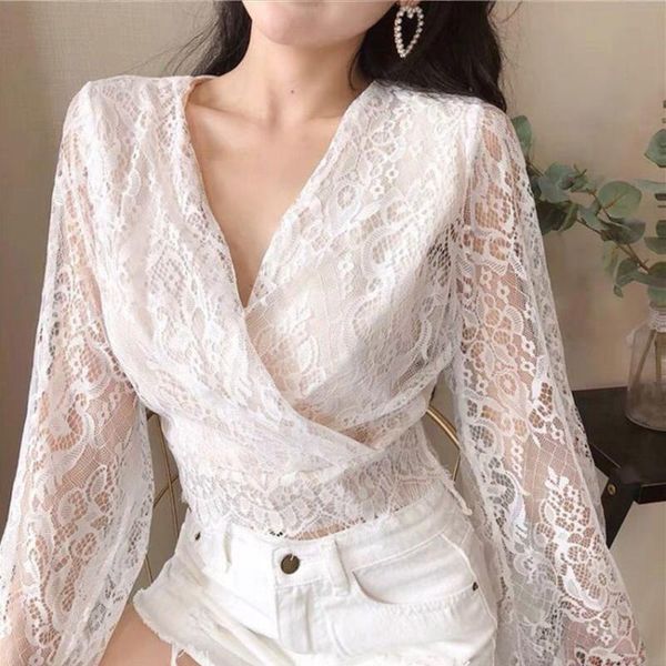 solid flare sleeve crop women sheer mesh tank blouse summer female boho short office lady streetwear vkts1150, White
solid flare sleeve crop women sheer mesh tank blouse summer female boho short office lady streetwear vkts1150, White