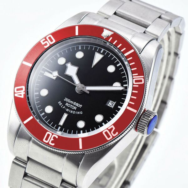 41mm sapphire calendar fashtion mens automatic mechanical wristwatches waterproof 316l stainless steel case bands luminous dial, Slivery;brown
41mm sapphire calendar fashtion mens automatic mechanical wristwatches waterproof 316l stainless steel case bands luminous dial, Slivery;brown
