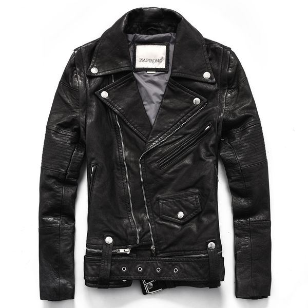 men's leather & faux with 2021 motorcycle classic belt sleeve detachable black lapel zipper slim fit jacket male
men's leather & faux with 2021 motorcycle classic belt sleeve detachable black lapel zipper slim fit jacket male
