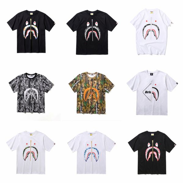 summer mens designer t shirts a bathing clothing ape short sleeve shark mouth jaw tshirt women hip hop fashion tees, Black;blue
summer mens designer t shirts a bathing clothing ape short sleeve shark mouth jaw tshirt women hip hop fashion tees, Black;blue