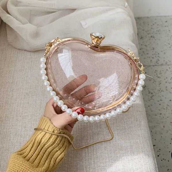 plastic design crossbody bag for girl 2020 summer fashion women pearl chain small shoulder handbag heart-shaped clutch party bag
plastic design crossbody bag for girl 2020 summer fashion women pearl chain small shoulder handbag heart-shaped clutch party bag