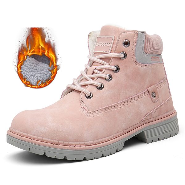 winter shoes woman warm snow boots women pu leather ladies ankle boots men outdoor thick bottom tooling boots pink booties, Black
winter shoes woman warm snow boots women pu leather ladies ankle boots men outdoor thick bottom tooling boots pink booties, Black