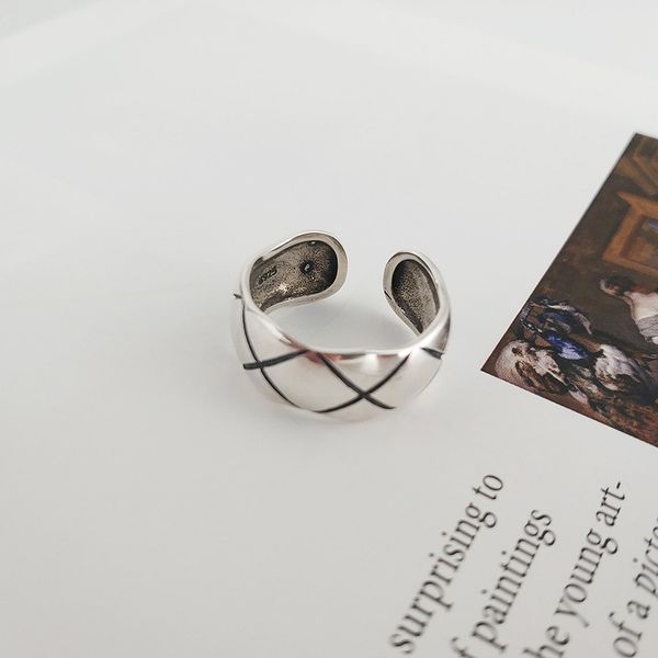 authentic s925 sterling silver fine jewelry wave grid engraved geometric waterwave band ring open adjust tlj936, Golden;silver
authentic s925 sterling silver fine jewelry wave grid engraved geometric waterwave band ring open adjust tlj936, Golden;silver