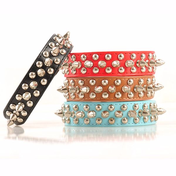 pet dog rivet collars pu leather round bullet nail studded necklace spiked strap punk style small dogs cat collar 9 colors
pet dog rivet collars pu leather round bullet nail studded necklace spiked strap punk style small dogs cat collar 9 colors