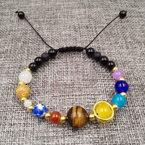 charm natural stone galaxy planets solar system bracelet creative stylish bangle gift suitable for men women, Black
charm natural stone galaxy planets solar system bracelet creative stylish bangle gift suitable for men women, Black