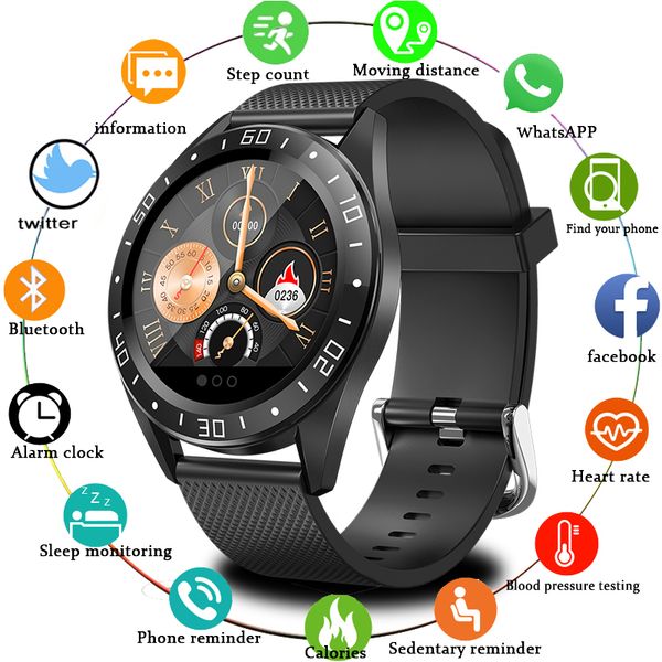 lige ip68 waterproof sport smart watch men blood pressure heart rate monitor information reminder sleep monitoring smartwatch, Slivery;brown
lige ip68 waterproof sport smart watch men blood pressure heart rate monitor information reminder sleep monitoring smartwatch, Slivery;brown