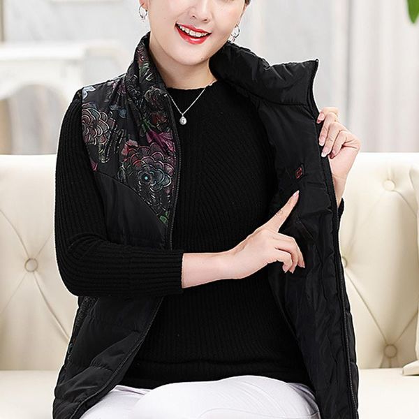 intelligent heated vest female usb charging temperature control coldproof warm heating cotton jacket for middle-aged mother, Gray;blue
intelligent heated vest female usb charging temperature control coldproof warm heating cotton jacket for middle-aged mother, Gray;blue
