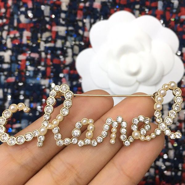 fashion brand have stamps designer pin brooches for lady women party wedding lovers gift engagement luxury jewelry for bride with box, Gray
fashion brand have stamps designer pin brooches for lady women party wedding lovers gift engagement luxury jewelry for bride with box, Gray