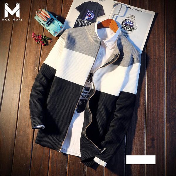 autumn men's new personality zipper design stitching cotton mens sweaters fashion brand casual wild long sleeve men sweater, White;black
autumn men's new personality zipper design stitching cotton mens sweaters fashion brand casual wild long sleeve men sweater, White;black