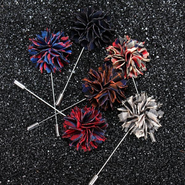 6 pcs/lot 2019 new designer mens lapel pins boutonniere corsage 100% handmade band flower pins for suit wedding accessories, Gray
6 pcs/lot 2019 new designer mens lapel pins boutonniere corsage 100% handmade band flower pins for suit wedding accessories, Gray