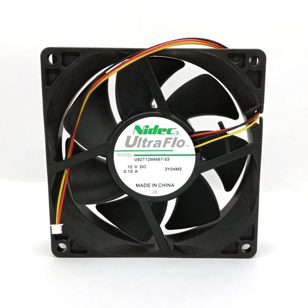 new original nidec u92t12mmb7-53 dc12v 0.10a 92x92x25mm 3lines for projector cooling fan
new original nidec u92t12mmb7-53 dc12v 0.10a 92x92x25mm 3lines for projector cooling fan