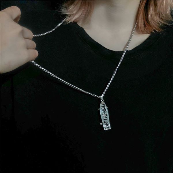 fashion street hiphop hip-hop rap pendant necklace men and women chian link men's fashion couple ornament, Silver
fashion street hiphop hip-hop rap pendant necklace men and women chian link men's fashion couple ornament, Silver
