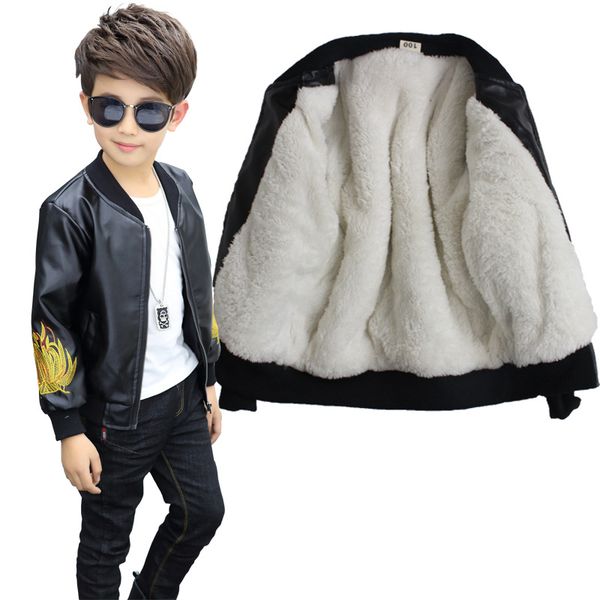 foenrea winter thick warm cotton velvet kids pu leather jacket fashion solid children's warm clothes korean children's coats, Blue;gray
foenrea winter thick warm cotton velvet kids pu leather jacket fashion solid children's warm clothes korean children's coats, Blue;gray
